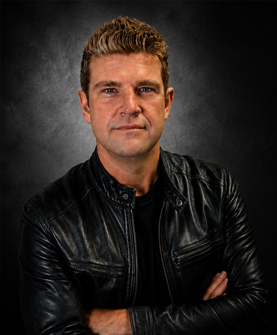 Aaron-in-Leather