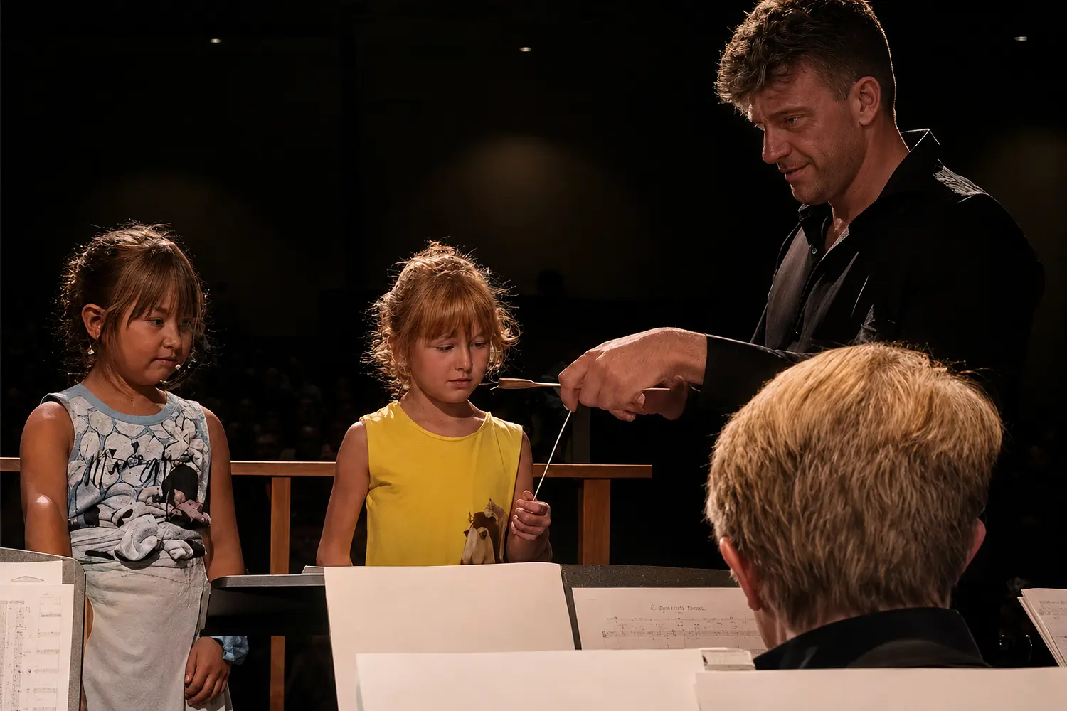 scso-partnership-education-impact Young audience members learning about orchestral music with Aaron Collins