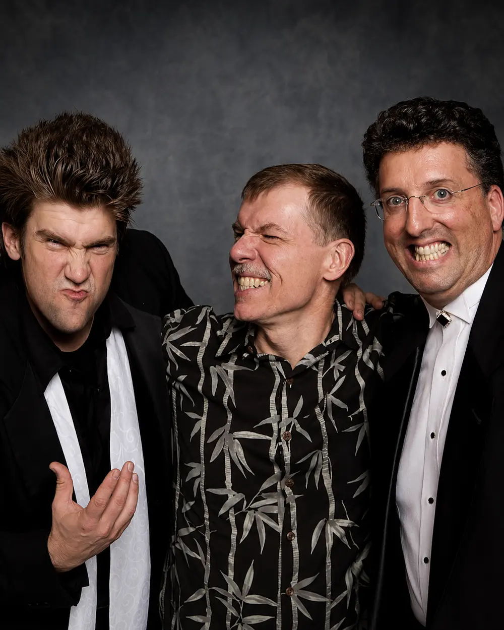 scso-partnership-new-music Aaron Collins with composer Kenneth Fuchs and pianist Jeffrey Biegel